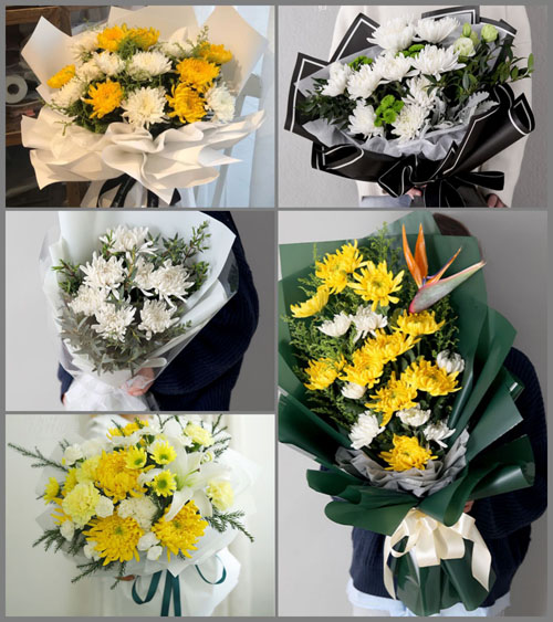 江苏泰州姜堰区梁徐镇前舍村白事花束代送